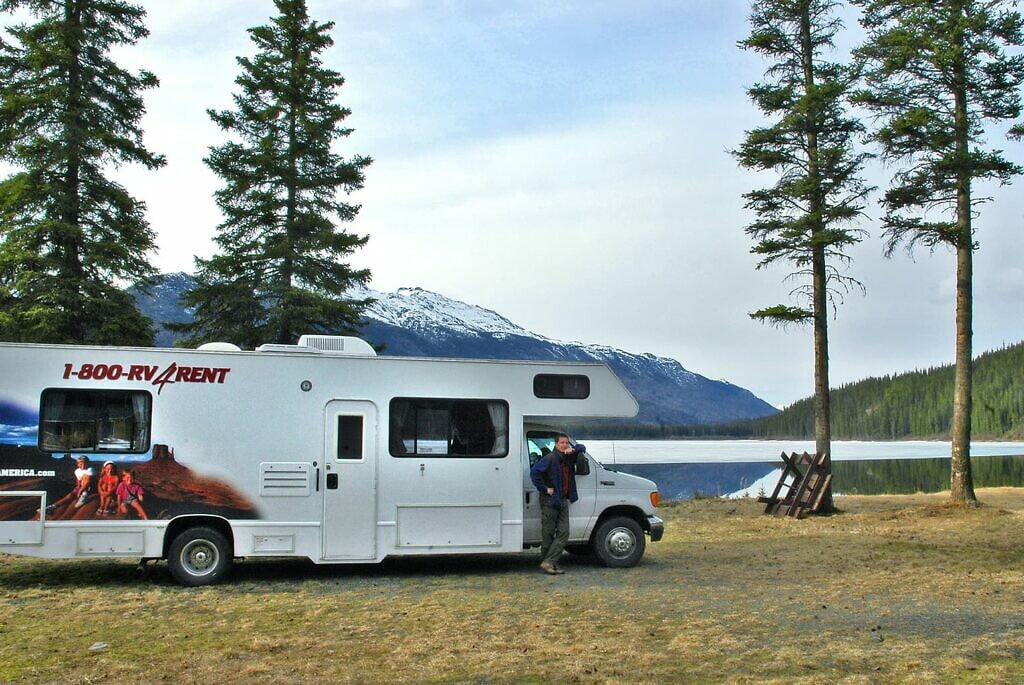Dease river crossing
