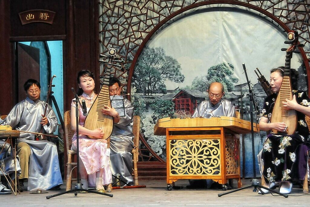 Traditionele Chinese muzikanten