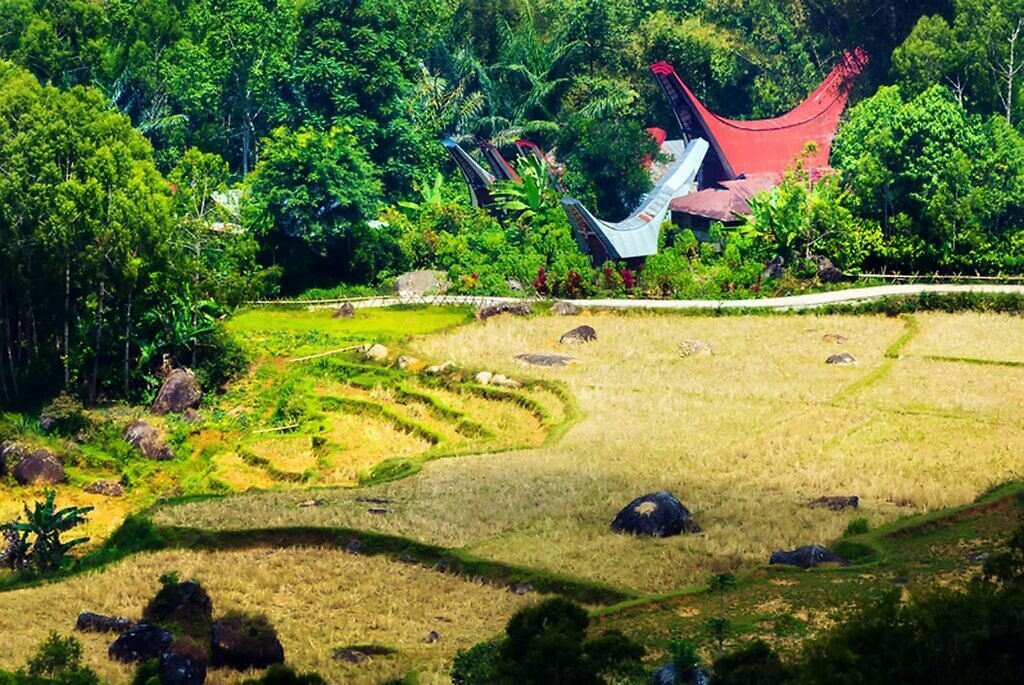 Schilderachtige landschappen en dorpjes in Tana Toraja