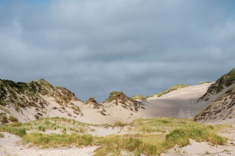Langs de duinen van de Slack