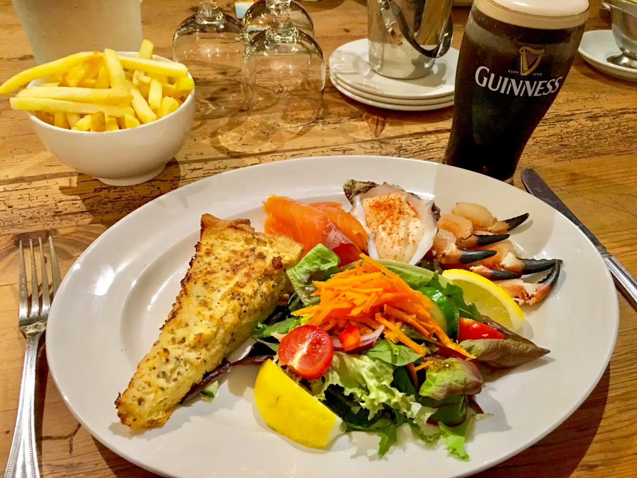 Dinner in Ierse pub