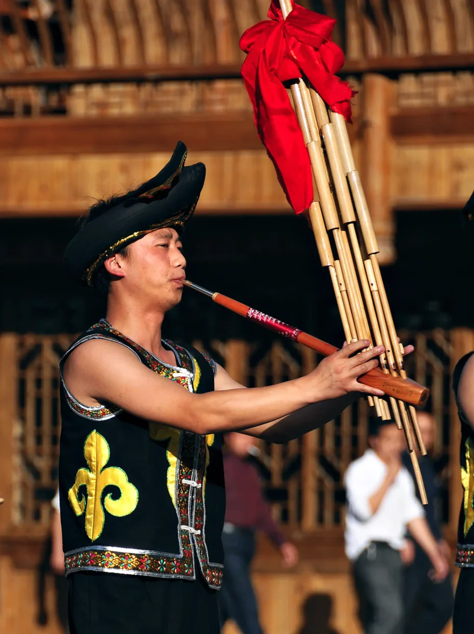 Traditionele muziek in Xijiang