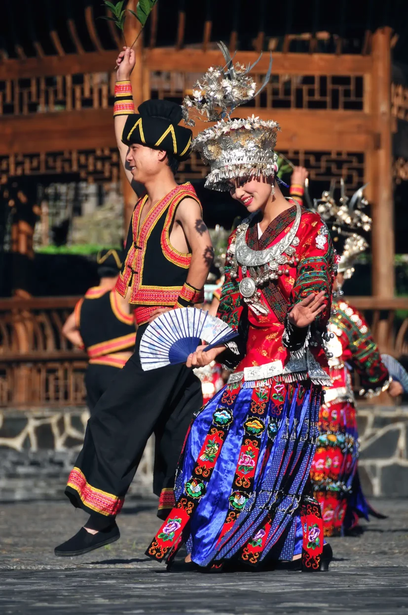 Traditionele dans in Xijiang