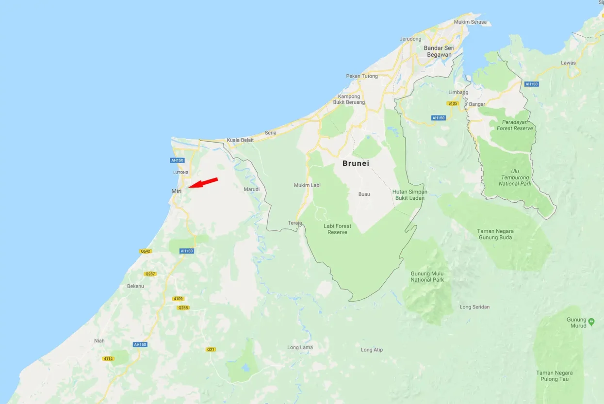 Kaart Miri Sarawak