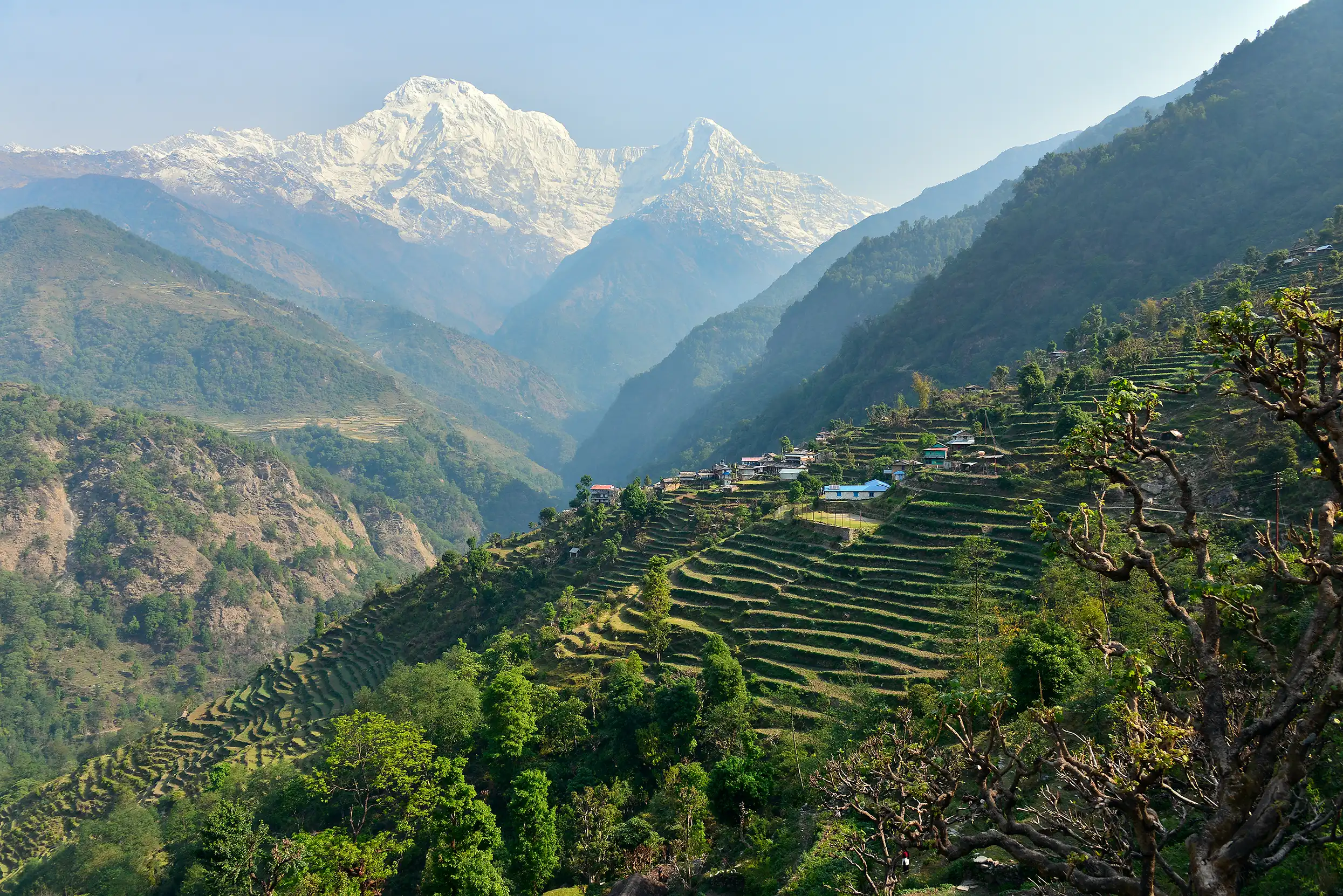 Phu en Nar trek: Landruk tot Pokhara
