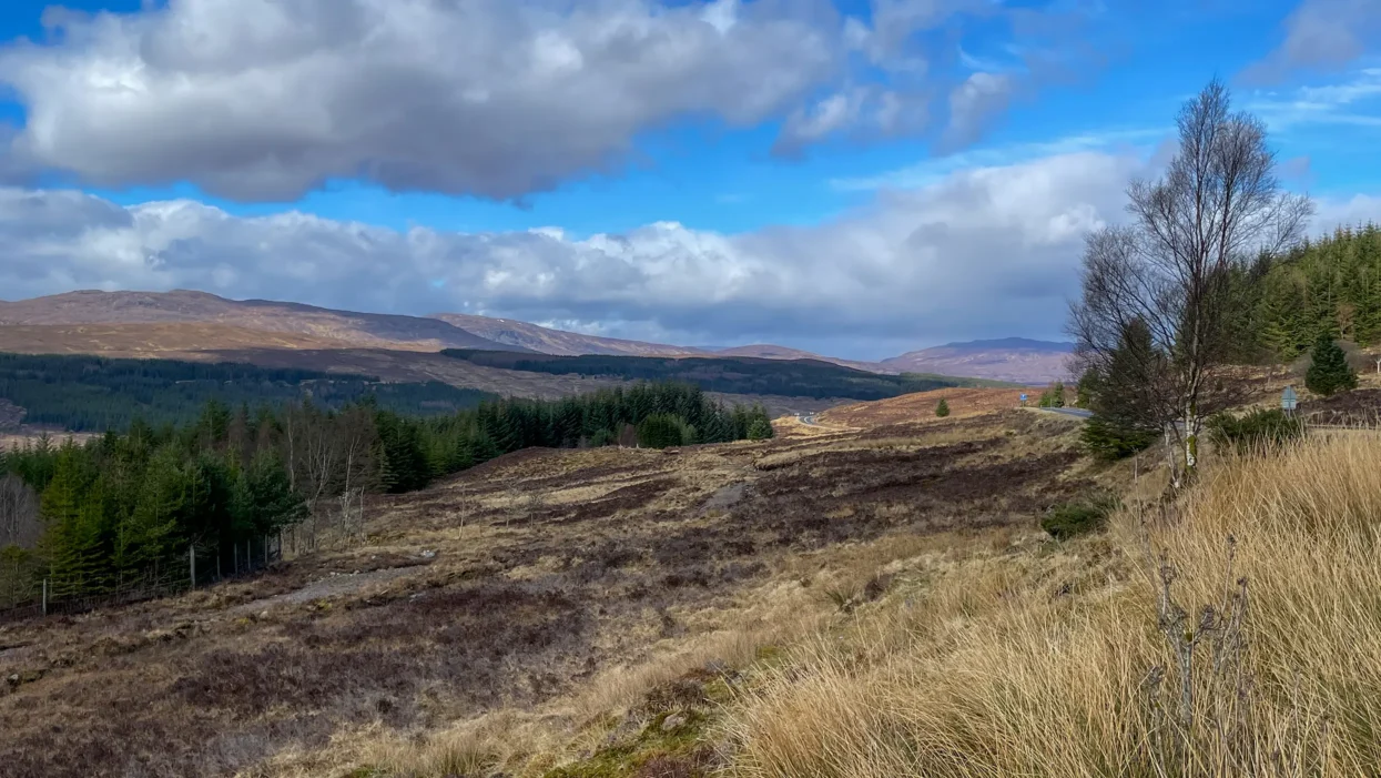 Langs de A87 naar Isle Of Skye