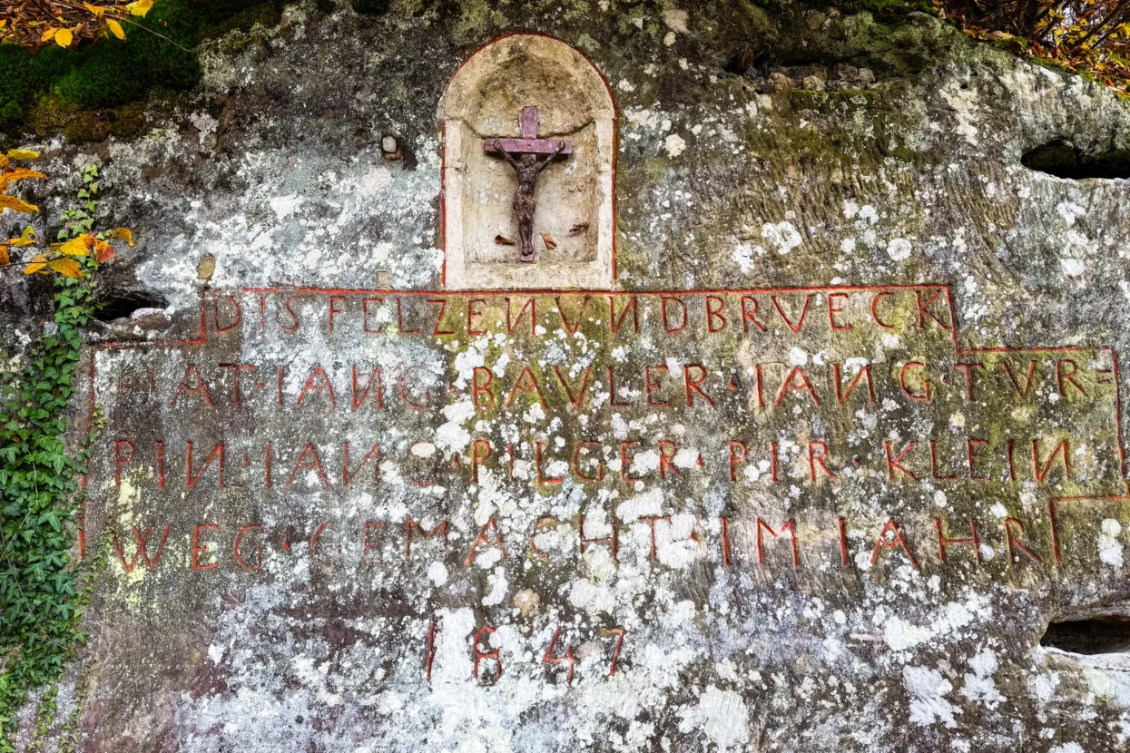 Mullerthal, Pelgrimsherdenksteen