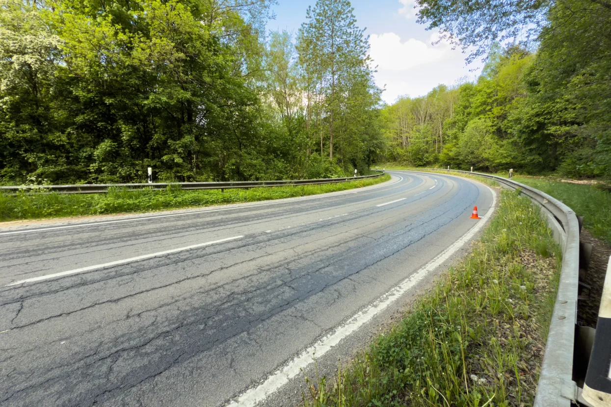 Mullerthal trail - oversteek N14