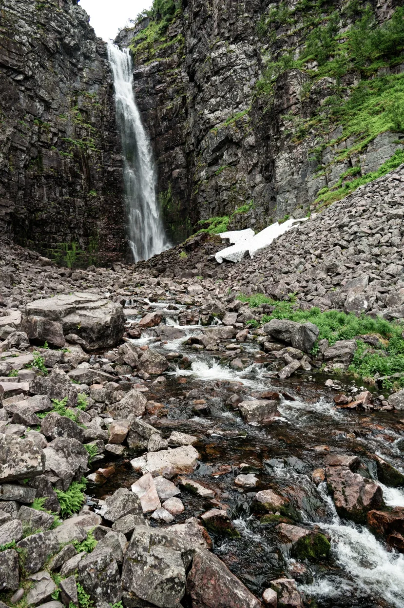 Njupeskär canyon